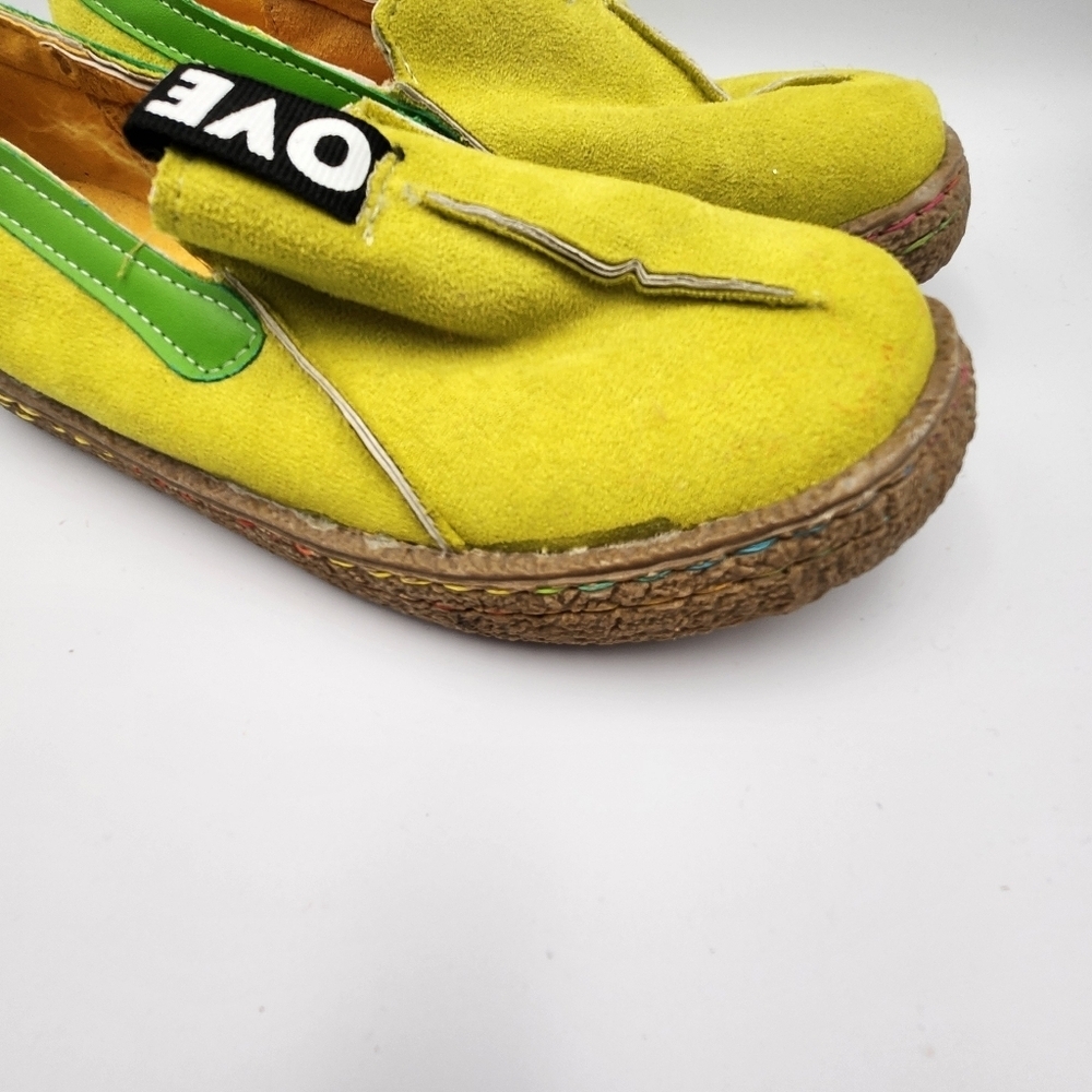 Ovelo slip on shoes/ yellow & green - Picture 8 of 11